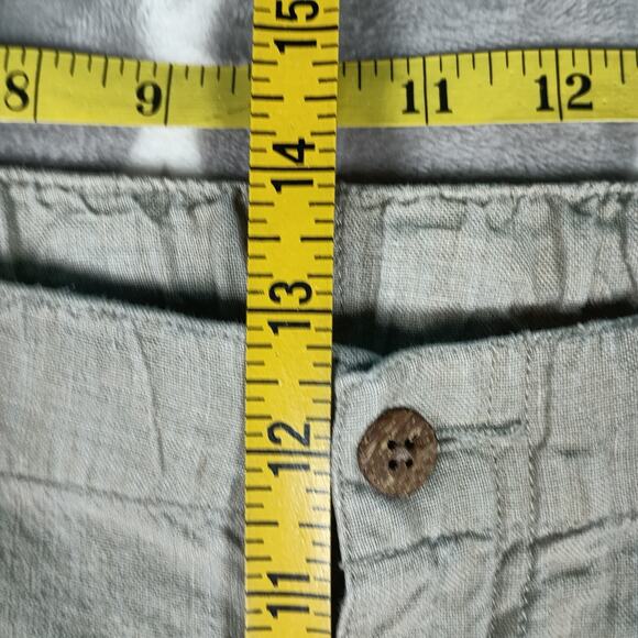 Tommy Bahama Linen Pants Men Size Large Brown Beige Drawstring Relaxed Fit - Picture 6 of 12